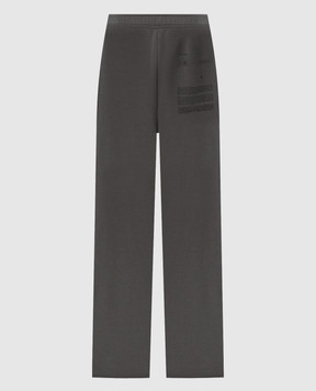 Maison Margiela MM6 Серые спортивные брюки с принтом SH0KA0027S25624