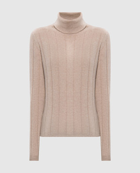 Allude Бежевий светр з кашеміру та шовку 24577021