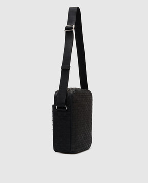 Orciani Черная кожаная сумка Chevrette Woven P00738CHWNER