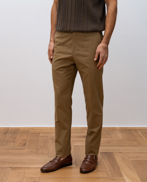 Loro Piana Коричневые брюки Pantaflat FAO8422