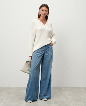 Ermanno Scervino Блакитні вельветові штани D457P368FGQ