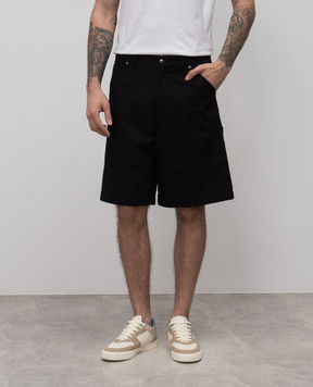 Moncler Черные шорты с логотипом K10912B00008M6724