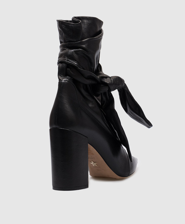 Christian Dior Черные кожаные ботильоны DIOR HUGGY KCI469LAB изображение 3