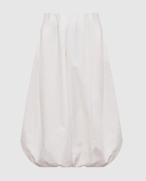 Brunello Cucinelli Біла спідниця Bubble Hem ML140G3759