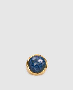 House of Fou Золотиста каблучка Lake Pinkie Sea з позолотою 22 карат BOLD