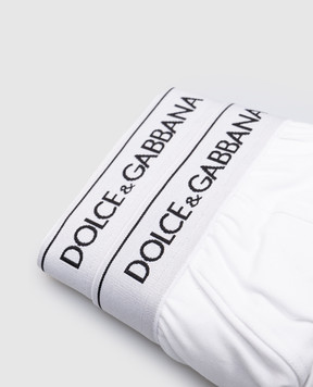 Dolce&Gabbana Набір білих трусів-бріфів з логотипом M9C05JONN95