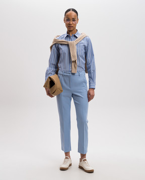 Max Mara Weekend Блакитна сорочка BAHAMAS в смужку BAHAMAS