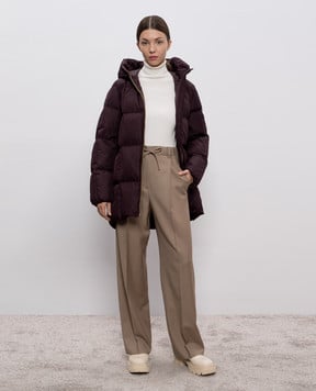 Moncler Бордовий пуховик Darbon K20931A00162598HW