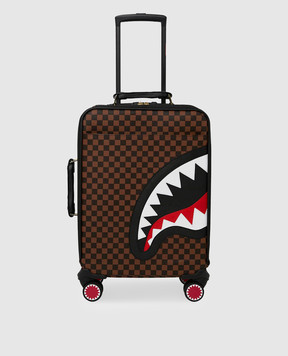 Sprayground Дитяча коричнева валіза SAWTOOTH SHARKS IN PARIS 910CL270NSZ