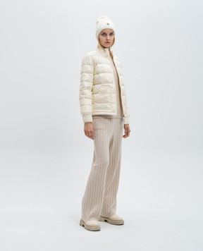 Moncler Бежевая пуховая куртка Arcelot J20931A000155963V