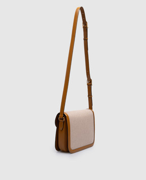 Valentino Коричневая комбинированная сумка-мессенджер 9TO5 6W2B0R15CJP