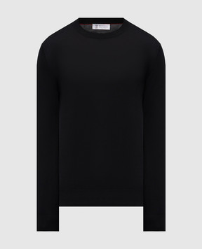 Brunello Cucinelli Чорний джемпер M2900100