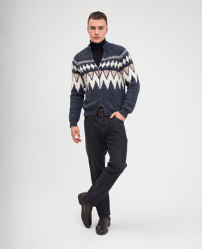 Peserico Синий гольф из шерсти R59359F18C9770