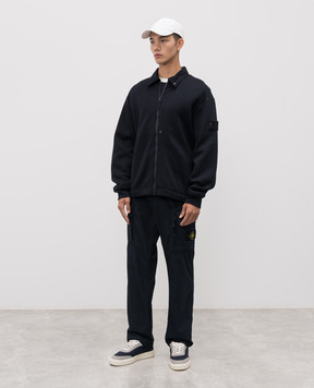 Stone Island Сині карго з патчем логотипа K2S153100006S0179