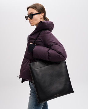 PROENZA SCHOULER Черная кожаная сумка-тоут Split HB244076L016Q