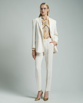 Max Mara Білі штани JERTA JERTA