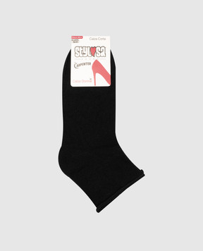 RiminiVeste Дитячі чорні шкарпетки Stylosa з логотипом G567SUNNY