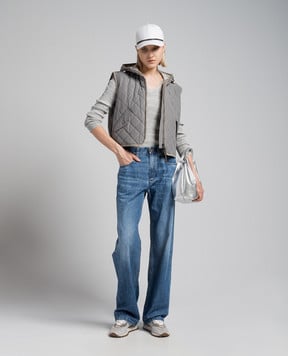 Brunello Cucinelli Синие джинсы с логотипом MH192P5808