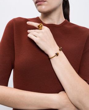 House of Fou Браслет Bon Bon Cuff з позолотою 22 карат BONBONCUFF