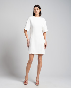 Valentino Біла сукня футляр Structured Couture 4B0VA8Q58HF