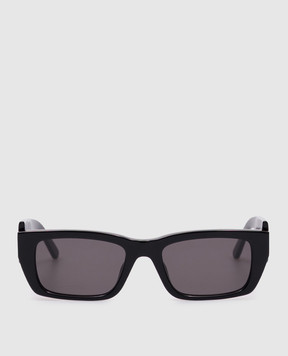 Palm Angels Чорні сонцезахисні окуляри з логотипом PERI002C99PLA001