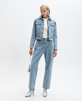 Magda Butrym Блакитна джинсова куртка DENIM03JACKET144724