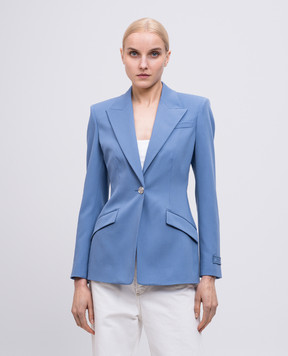 Versace Блакитний жакет з вовни 10180181A12595
