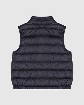 Moncler ENFANT Детский синий пуховый жилет Amaury K19511A00019597YF