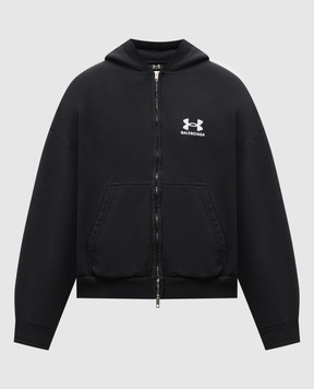 Balenciaga Черная спортивная куртка с логотипом 803264TRVB8