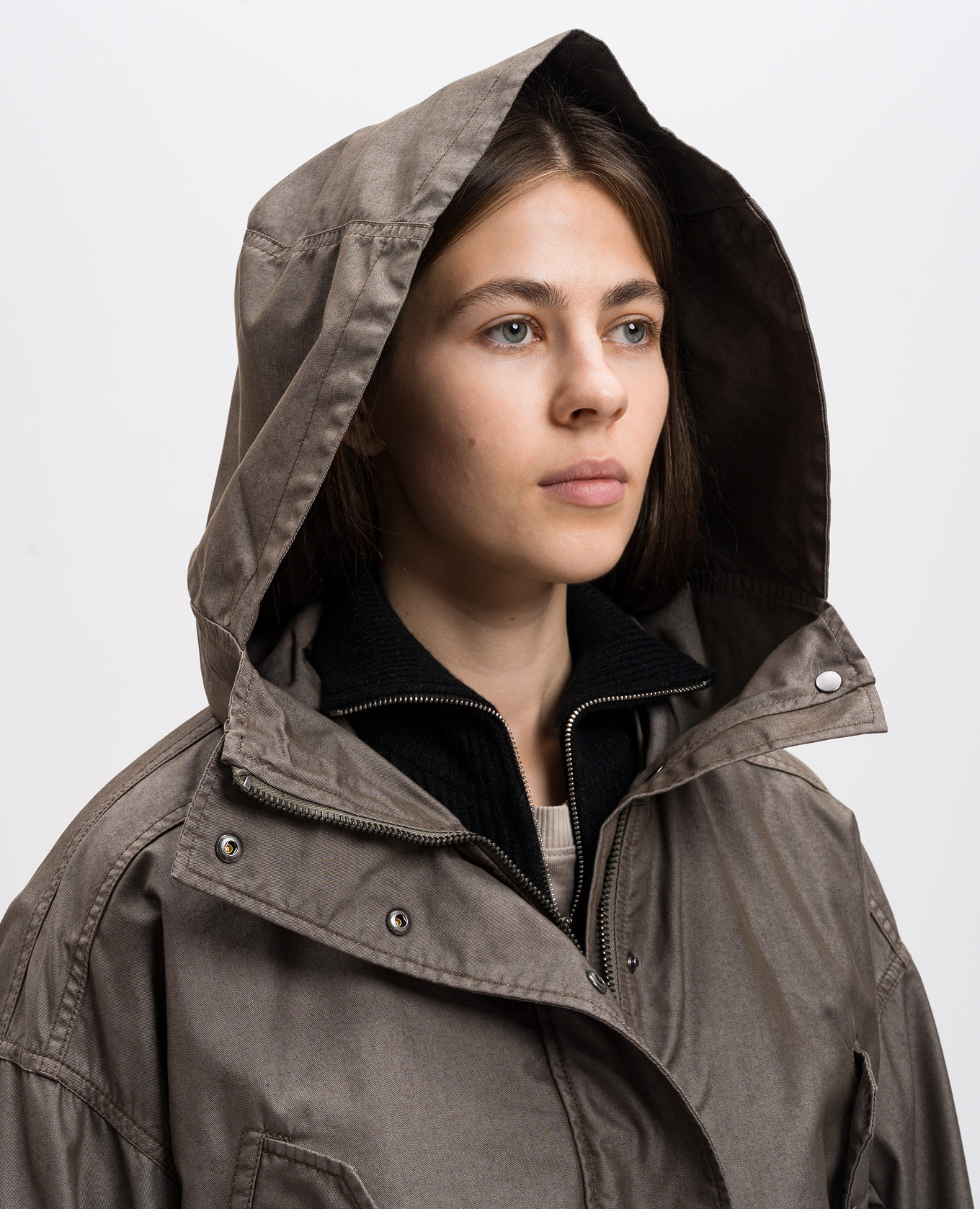 Max Mara Weekend Зеленая парка OLINDA со съемной курткой OLINDA изображение 6