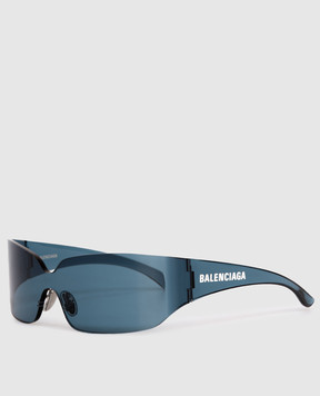Balenciaga Блакитні сонцезахисні окуляри Mono Square 830307T0003w