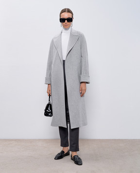 Saint Laurent Серые брюки из шерсти 576644Y135V