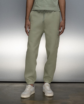 Mackage Зеленые джогеры MARVIN-V с фактурной эмблемой логотипа MARVINV