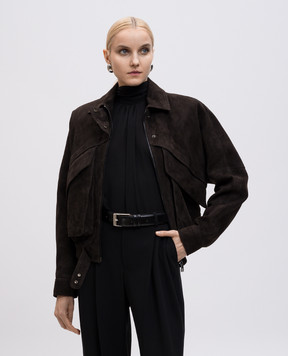 Magda Butrym Черный кожаный ремень BELT05406425