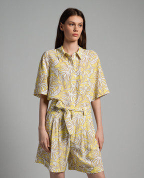Woolrich Жовта блуза в принт CFWWSI0182FRUT3704