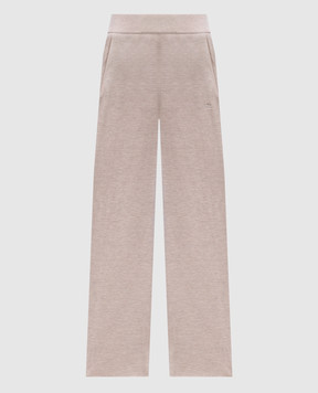 Max Mara Бежеві штани кльош WILMA