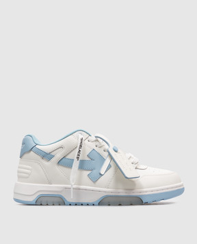 Off-White Білі шкіряні кросівки Оut of office з логотипом OWIA259C99LEA018