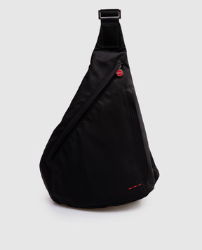 Kiton Черная сумка слинг с логотипом UBA0054N01221