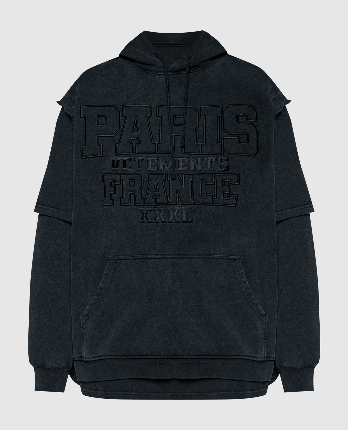 

Черные худи с вышивкой, Черный, Худи