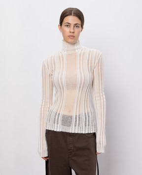 Ann Demeulemeester Бежевий гольф Aamu з кашеміром, шовком та вовною альпаки B0013193KN068