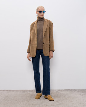 Max Mara Коричневий светр MANTOVA з вовни та кашеміру MANTOVA