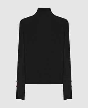 PROENZA SCHOULER Черный гольф Belle из шелка и кашемира R2537348KS052