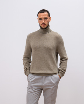 Loro Piana Бежевый свитер из кашемира FAO6886