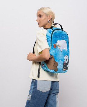 Sprayground Дитячий блакитний рюкзак WE BARE BEARS CHILLIN 910B7416NSZ
