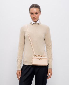 Loro Piana Розовая кожаная сумка кросс-боди Extra Pocket L19 FAN4045