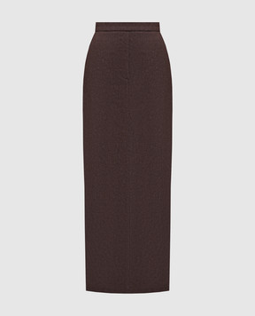 Max Mara Коричнева спідниця максі PIANOSA PIANOSA