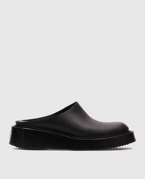 Alexander Wang Черные кожаные мюли Dean Clog 30125M050