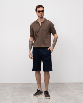 Cashmere&Whiskey Коричневе поло MB004B