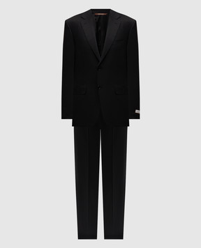 Canali Черный костюм из шерсти AR025231228019