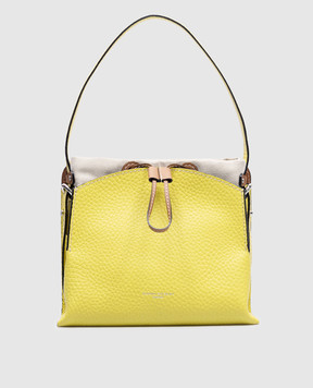 Gianni Chiarini Жовта шкіряна сумка Asia Double BS11235RNGDBLNAETN